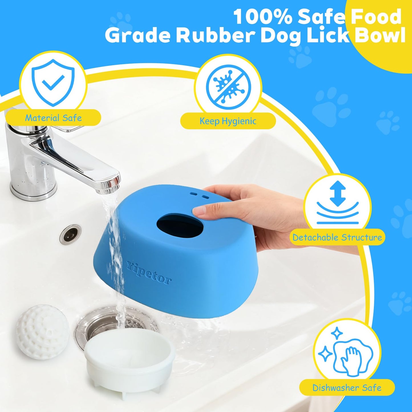 Lickly Slow Feeder Dog Bowl